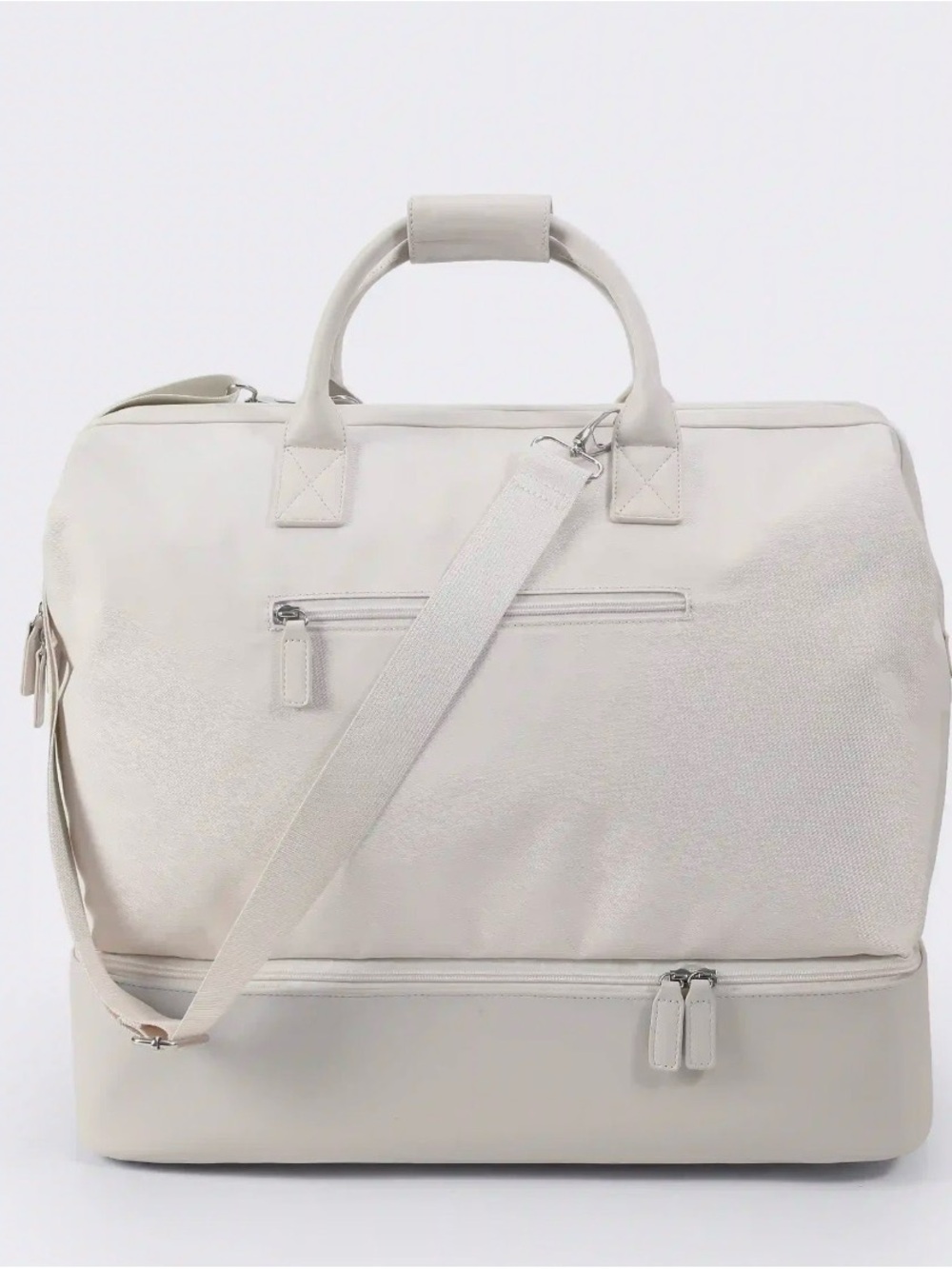 Nobl Sand Travel Duffle Bag with Detachable Strap, packing cubes and Nobl Air